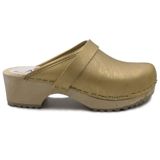 AM-Toffeln 100 Clogs in Gold