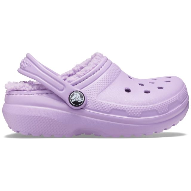 Crocs Classic Lined Kids Clog - Orchid