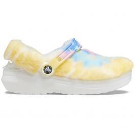 Crocs Classic Fur Sure White Multi