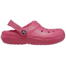 Fur crocs pink store