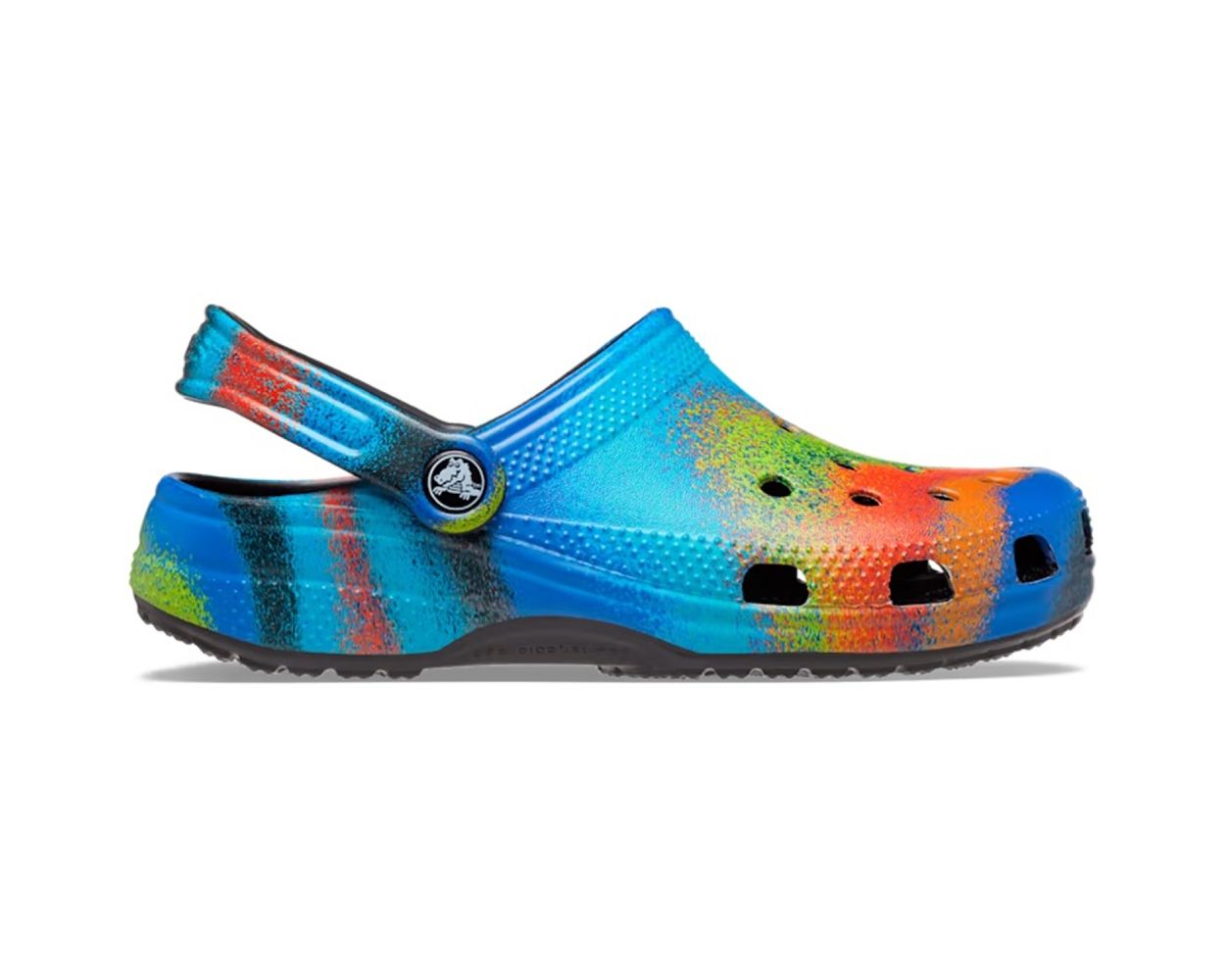 Blue tie dye on sale crocs
