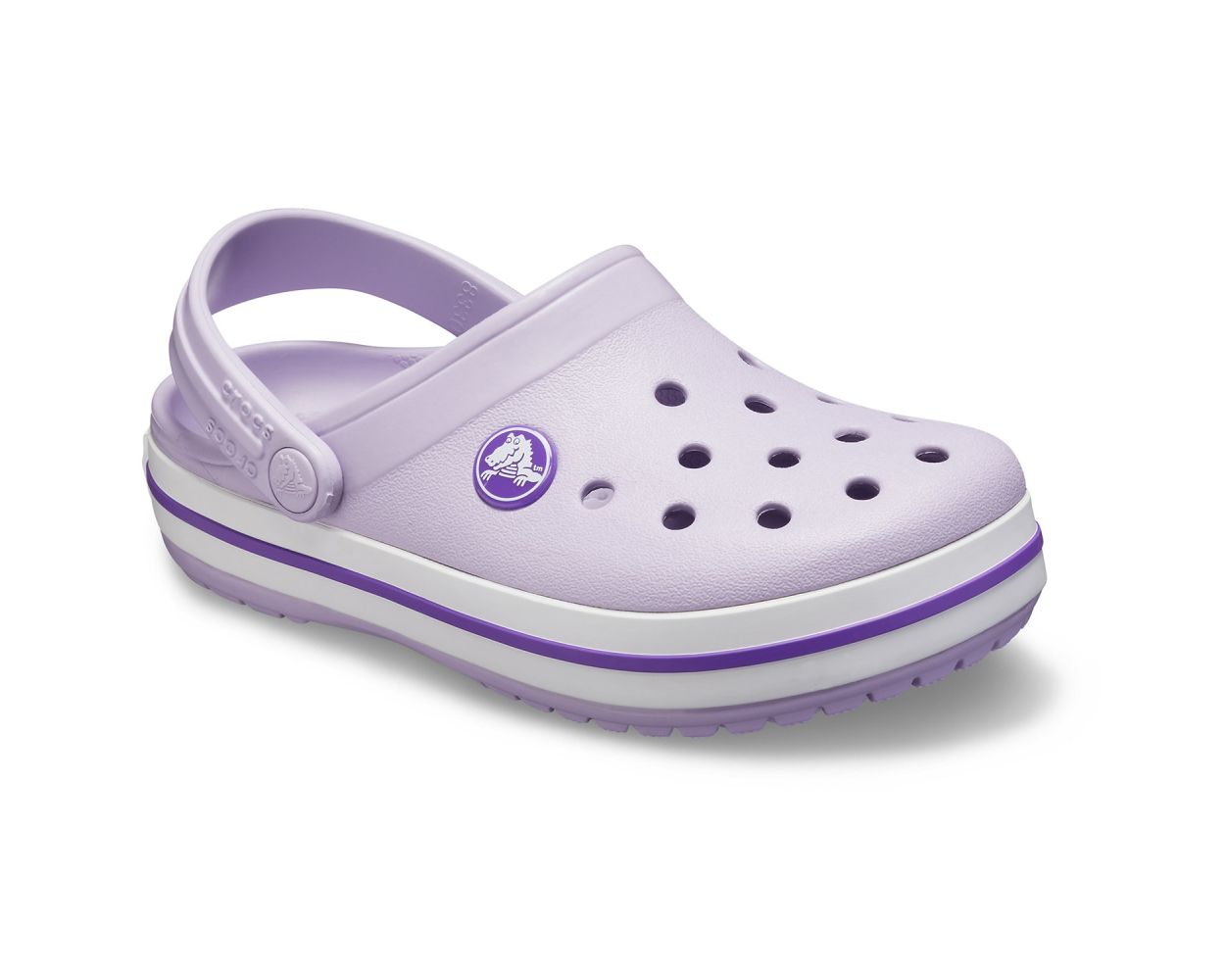 Baby purple crocs discount