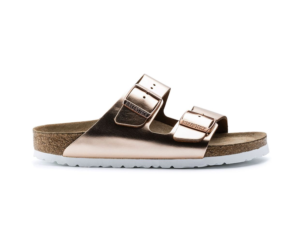 Birkenstock arizona bronze metallic hotsell