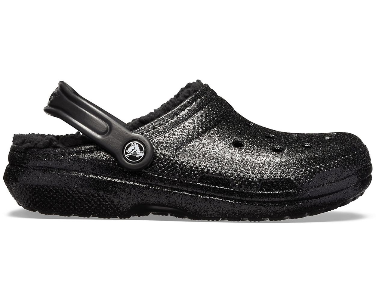 Crocs Classic Glitter Lined Clog 205842 Black