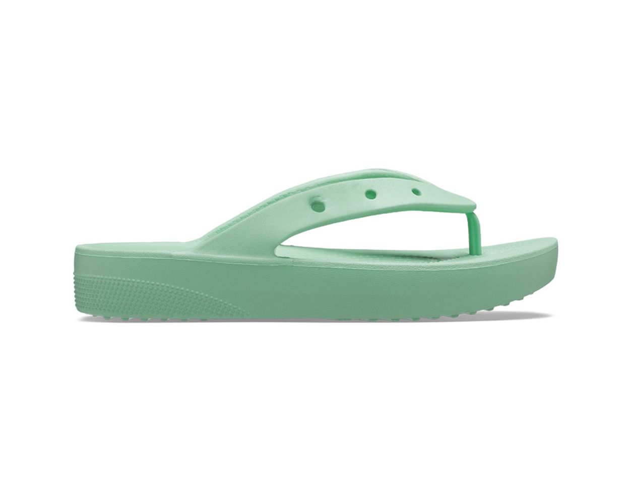 Crocs Classic Platform Flip 207714 - Jade Stone | World of Clogs