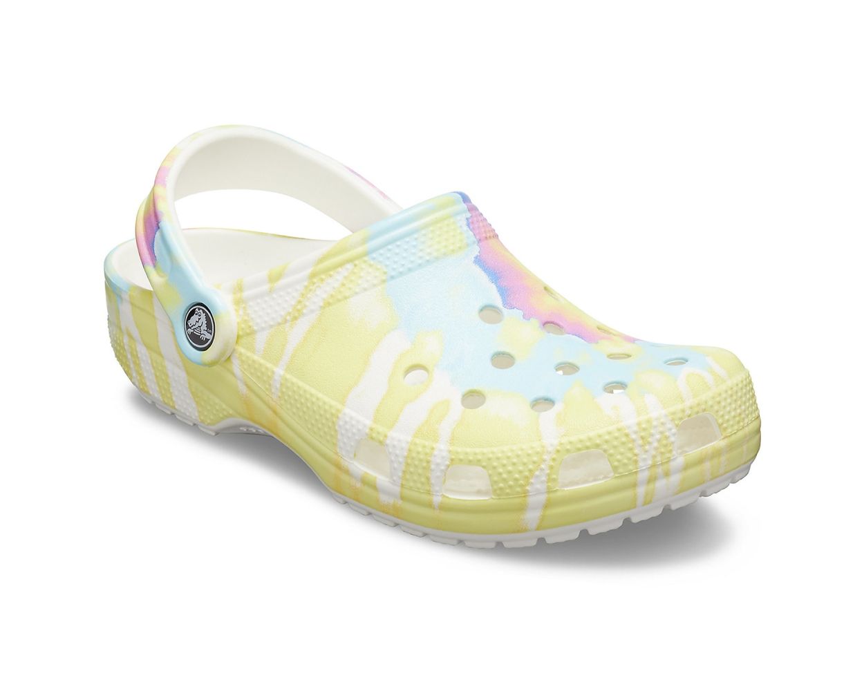 New tie dye crocs shop