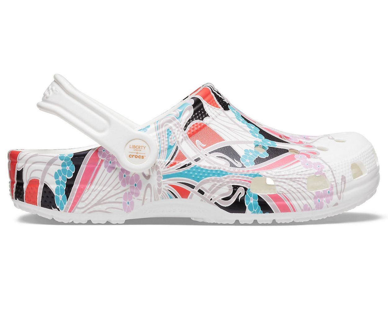 Crocs Liberty London X Classic Clog White World of Clogs