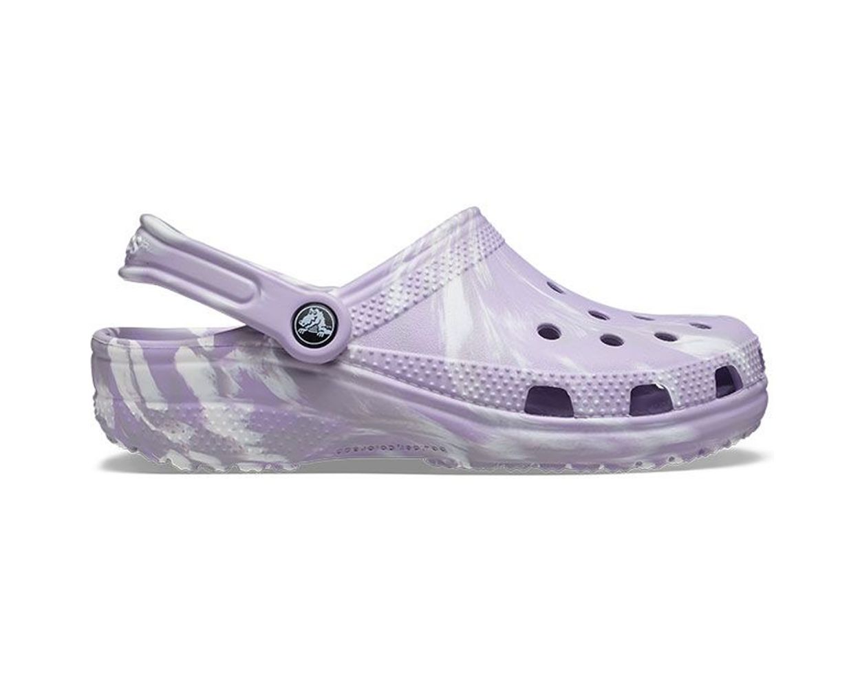 Crocs Classic Marbled Clog 206867 Lavender Multi World of Clogs